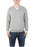 Picture of CRUCIANI | Men's Cashmere V-Neck Sweater
