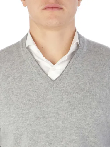 Picture of CRUCIANI | Men's Cashmere V-Neck Sweater