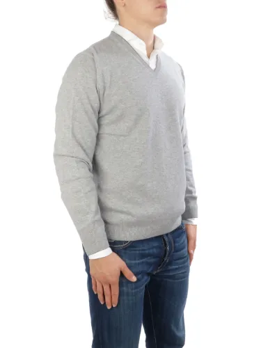 Picture of CRUCIANI | Men's Cashmere V-Neck Sweater