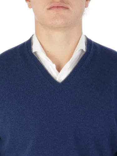 Picture of CRUCIANI | Men's Cashmere V-Neck Sweater