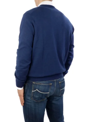 Picture of CRUCIANI | Men's Cashmere V-Neck Sweater