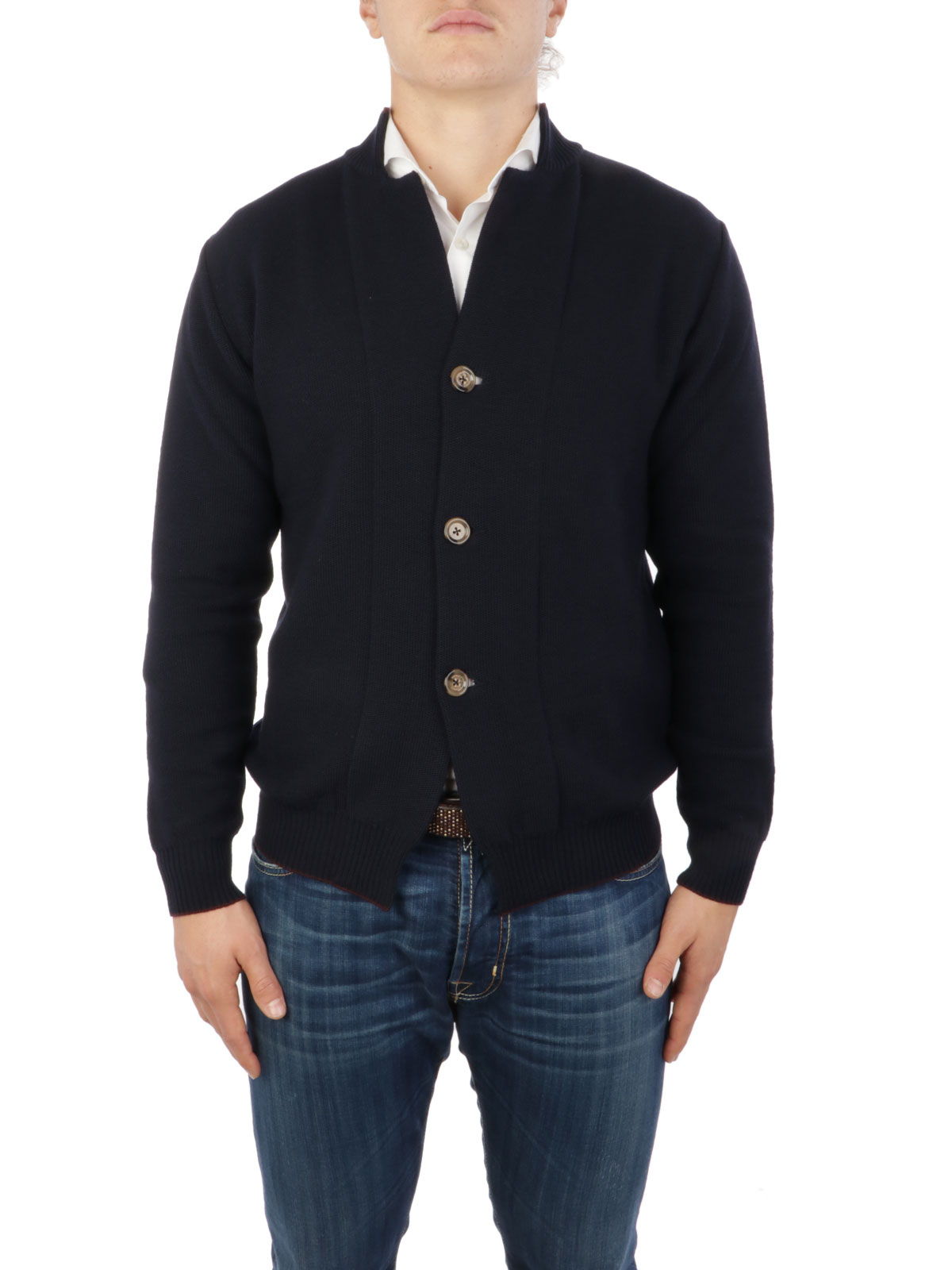 mens three button sweater