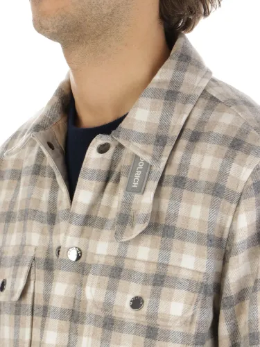 Immagine di WOOLRICH | Overshirt Uomo Alaskan Check in Lana