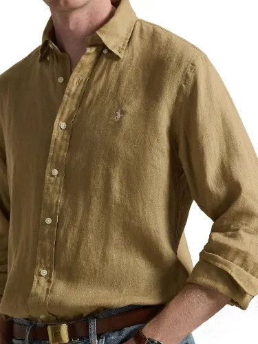 Immagine di POLO RALPH LAUREN | Camicia Uomo in Lino a Maniche Lunghe
