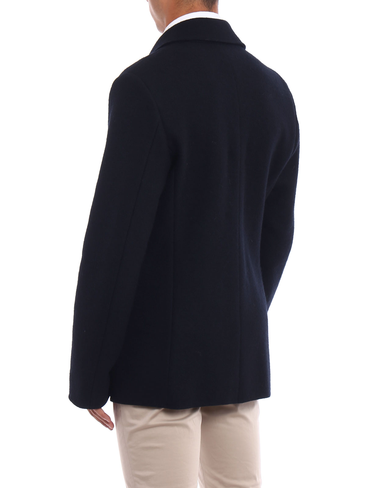 Mens boiled online wool coat