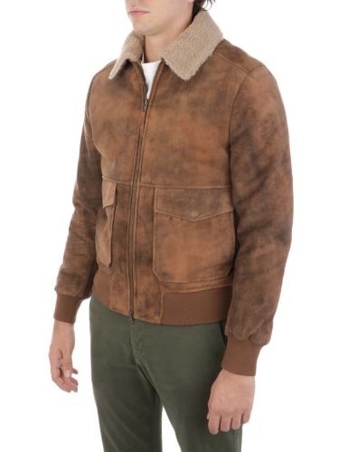 Picture of D'AMICO | Men's Rusty Leather Jacket