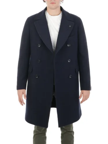 Immagine di TAGLIATORE | Cappotto Doppiopetto Uomo in Lana e Cashmere