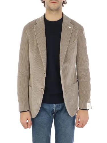 Picture of LBM 1911 | Men's Ribbed Velvet Jacket