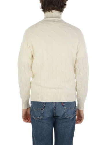 Immagine di FILIPPO DE LAURENTIIS | Dolcevita Uomo in Lana e Cashmere a Treccia