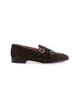Picture of BERWICK 1707 | Men's Suede Loafer with Double Buckle
