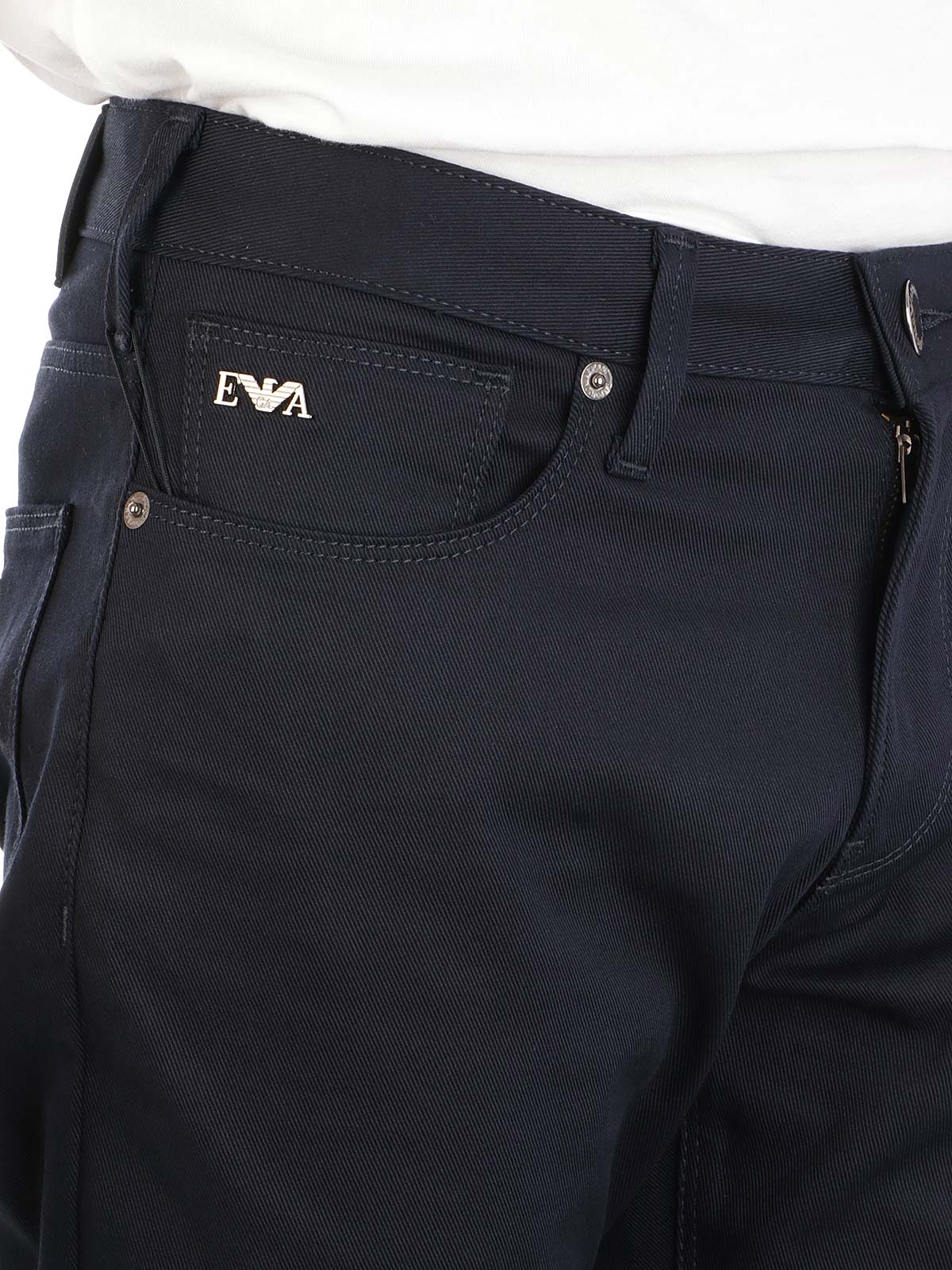 EMPORIO ARMANI Jeans Uomo in 5 Tasche Stretch Blu Scuro | 8N1J061NJ9Z |  Botta \u0026 B Abbigliamento