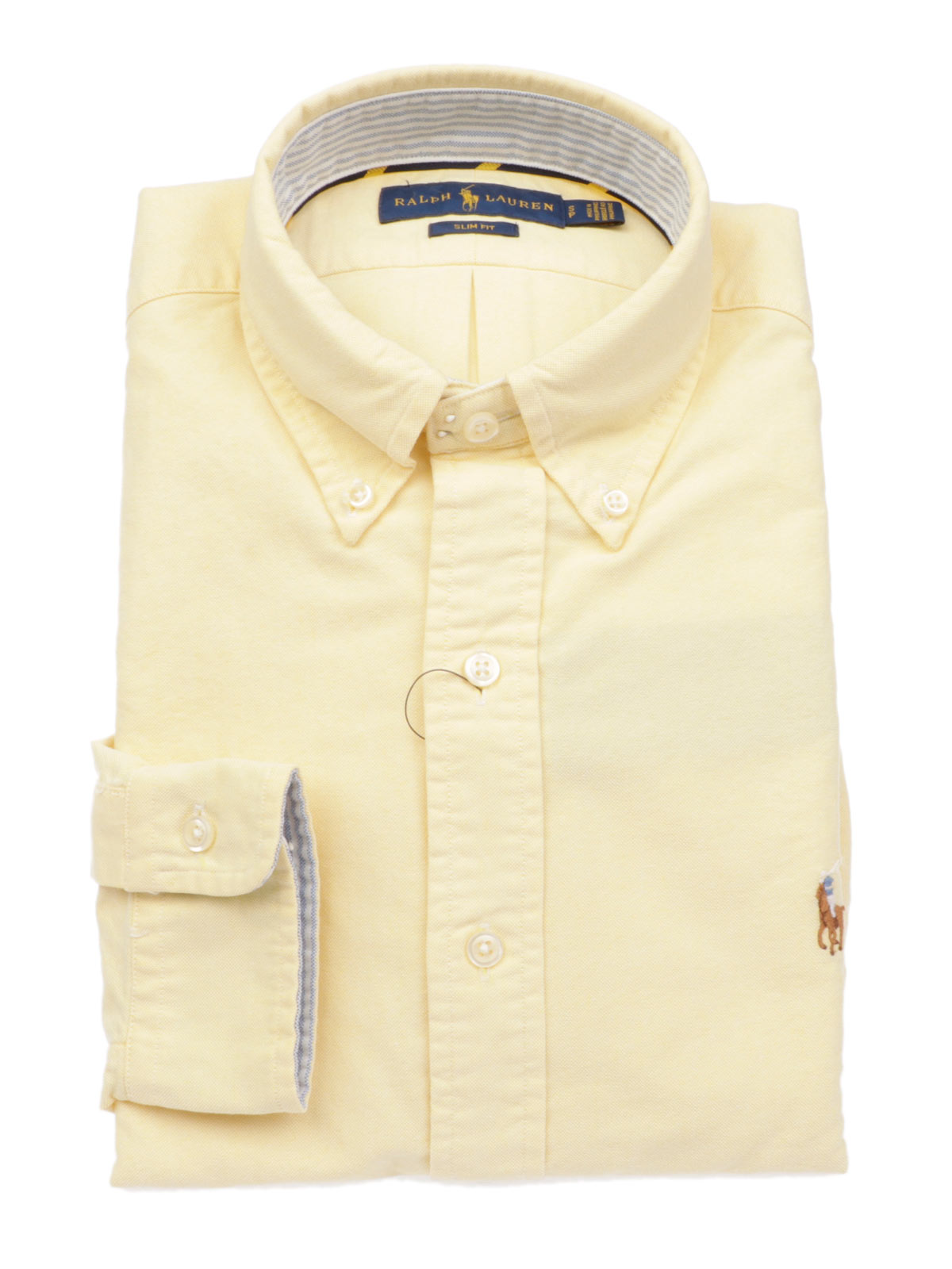 yellow ralph lauren button down