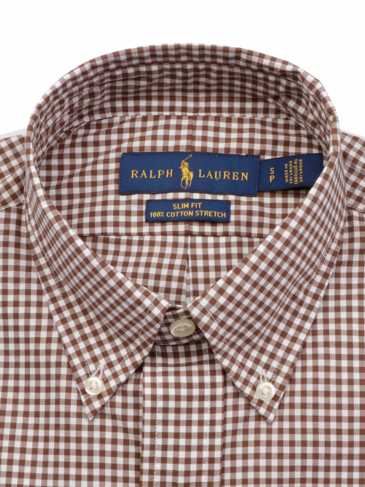 ralph lauren slim fit check shirt