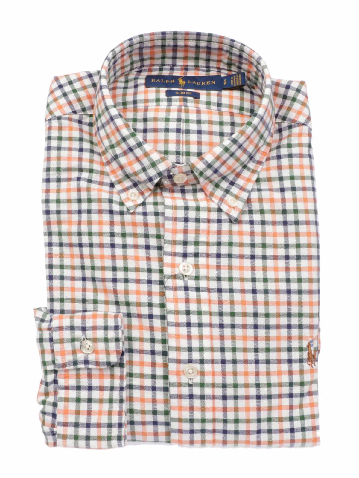 ralph lauren slim fit check shirt