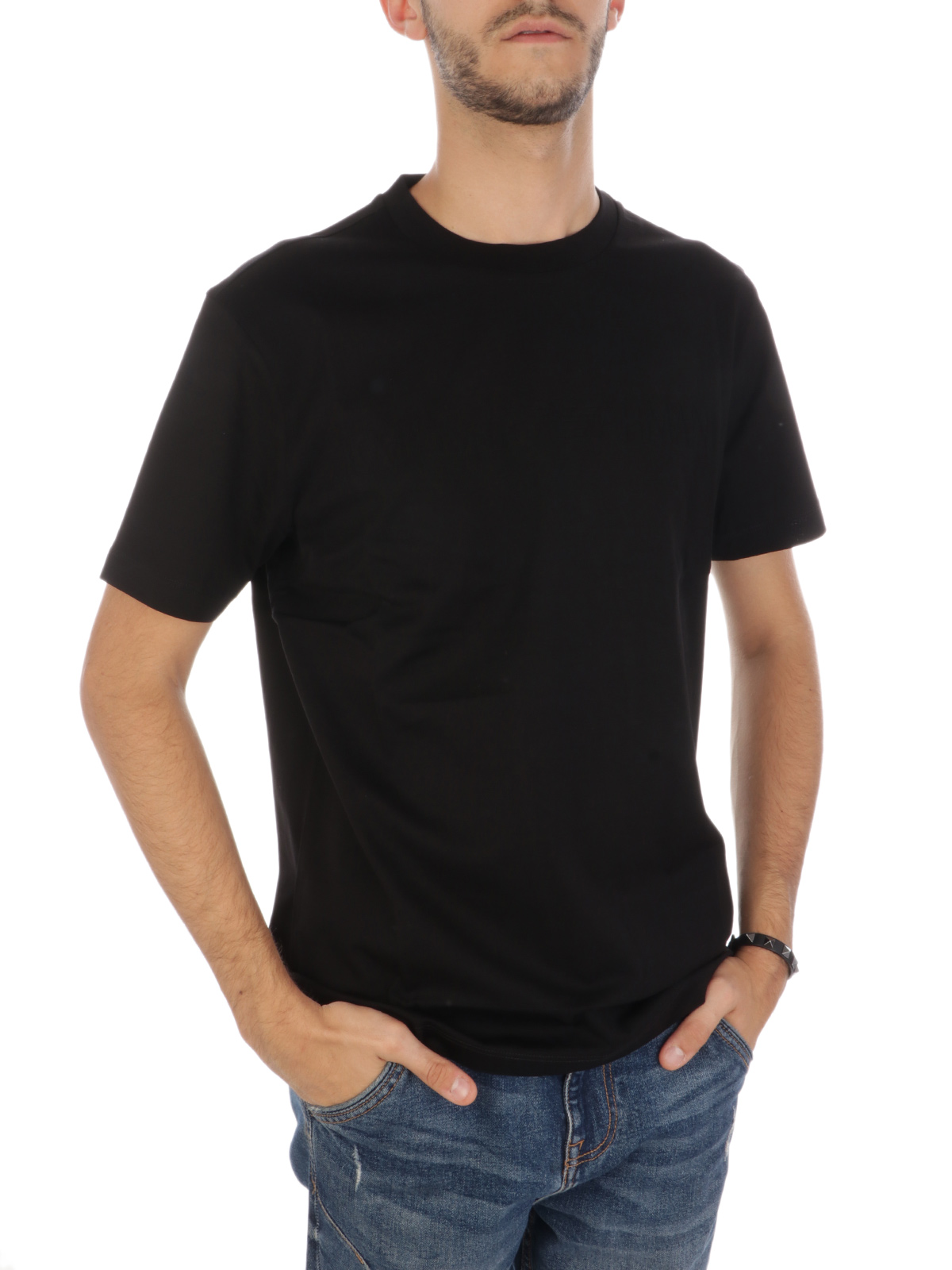 Picture of EMPORIO ARMANI | Men's Embossed Print T-Shirt