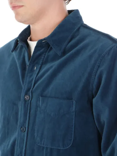 Picture of ASPESI | Men's Velvet Cotton Overshirt