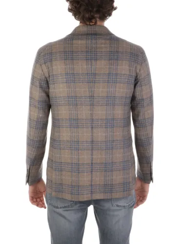 Immagine di TAGLIATORE | Giacca Uomo Finestrata in Lana e Cashmere