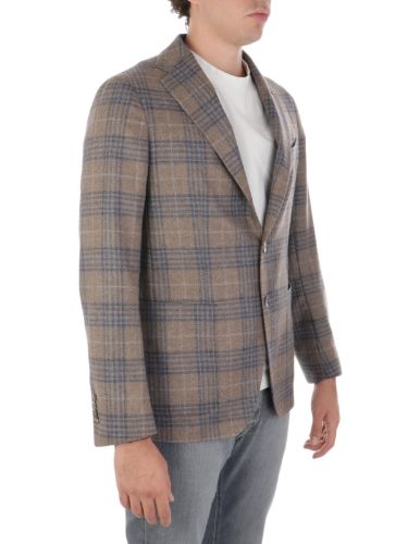 Immagine di TAGLIATORE | Giacca Uomo Finestrata in Lana e Cashmere