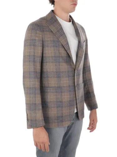Immagine di TAGLIATORE | Giacca Uomo Finestrata in Lana e Cashmere