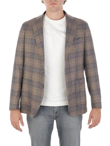Immagine di TAGLIATORE | Giacca Uomo Finestrata in Lana e Cashmere