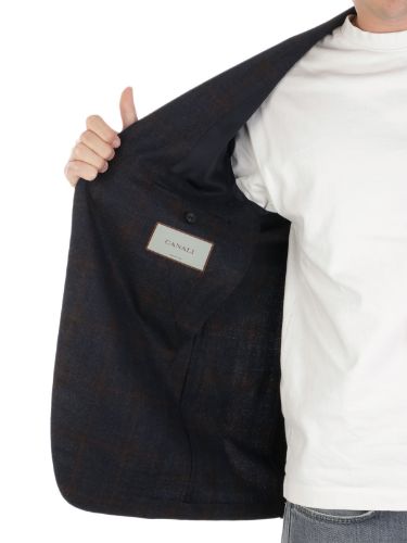 Picture of CANALI | Men's Lined Wool and Silk Jacket