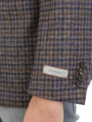 Immagine di CANALI | Giacca Uomo Foderata in Lana a Quadretti