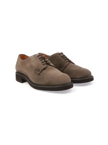 Picture of BERWICK 1707 | Men's Suede Derby Shoes