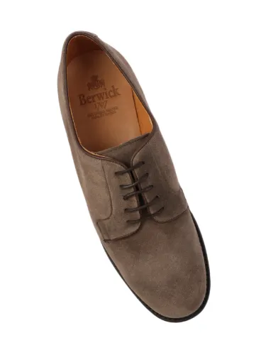 Picture of BERWICK 1707 | Men's Suede Derby Shoes