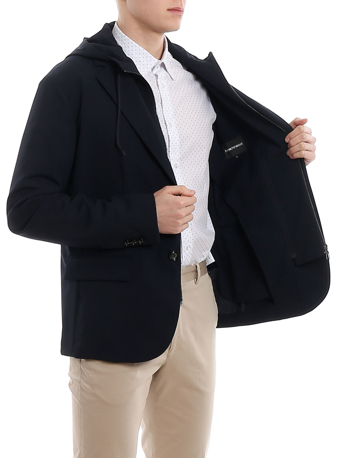 armani wool blazer