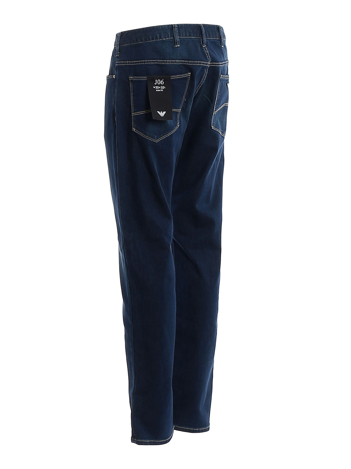 EMPORIO ARMANI Jeans Uomo 5 Tasche Stretch J06 Blu Scuro | 3H1J061DLRZ |  Botta \u0026 B Abbigliamento