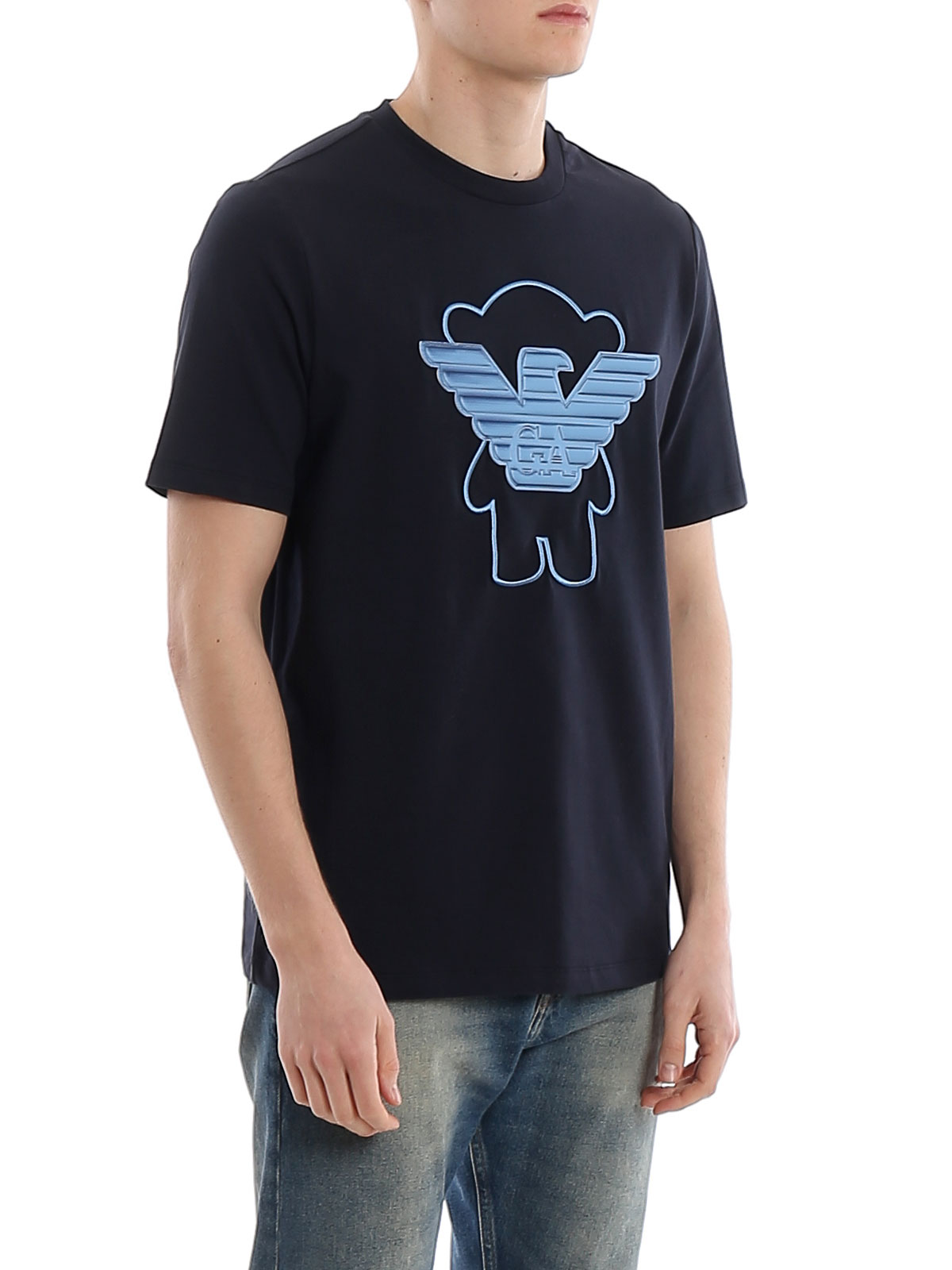 emporio armani bear t shirt