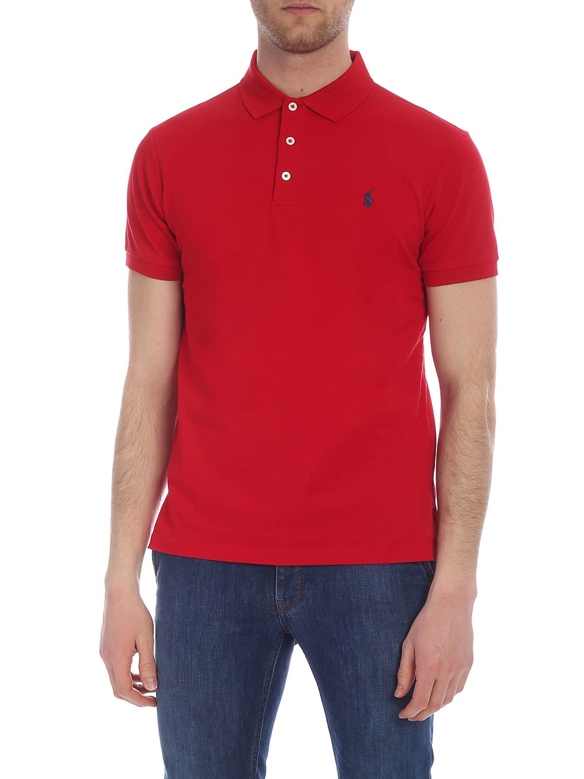 red ralph lauren shirt mens
