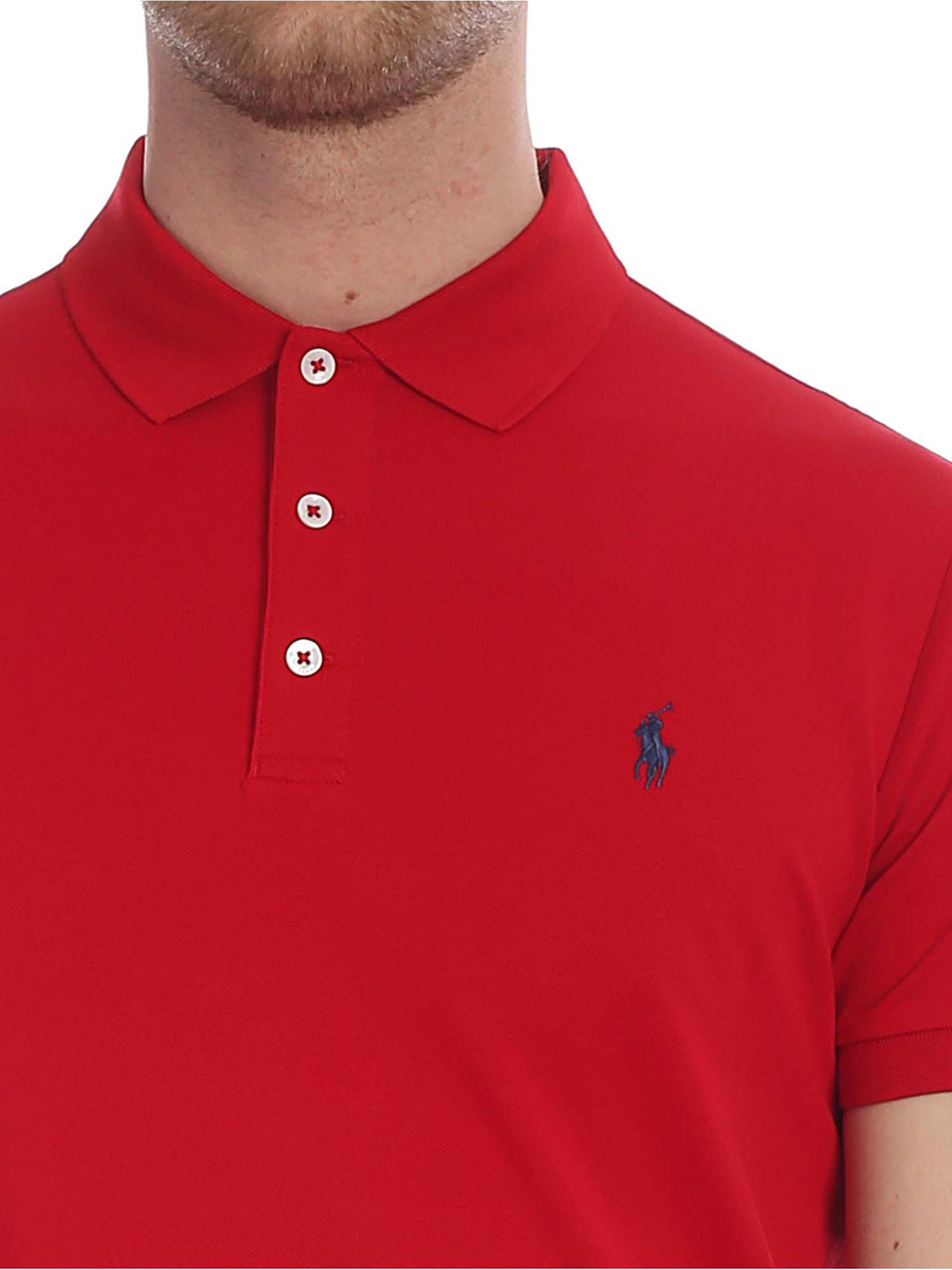 POLO RALPH LAUREN Men's Stretch Polo Shirt Red | 710541705111 | Botta & B  Online Store