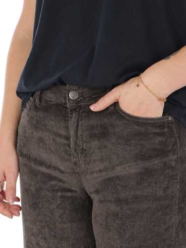 Picture of CIGALA'S | Women's Palazzo Crop Ribbed Trousers