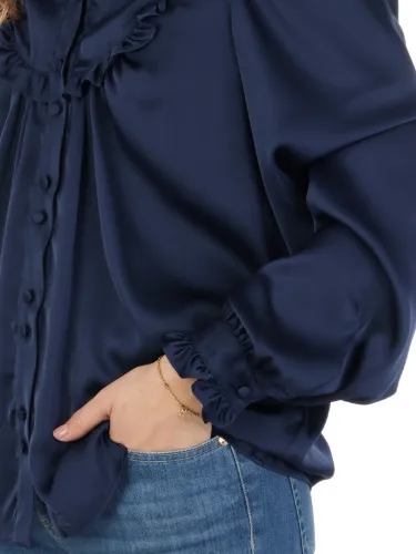 Picture of F.IT | Women's Shirt with Rouches