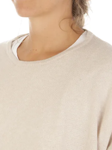Picture of INCONTRO7 | Women's Boatneck Wool and Cashmere Sweater