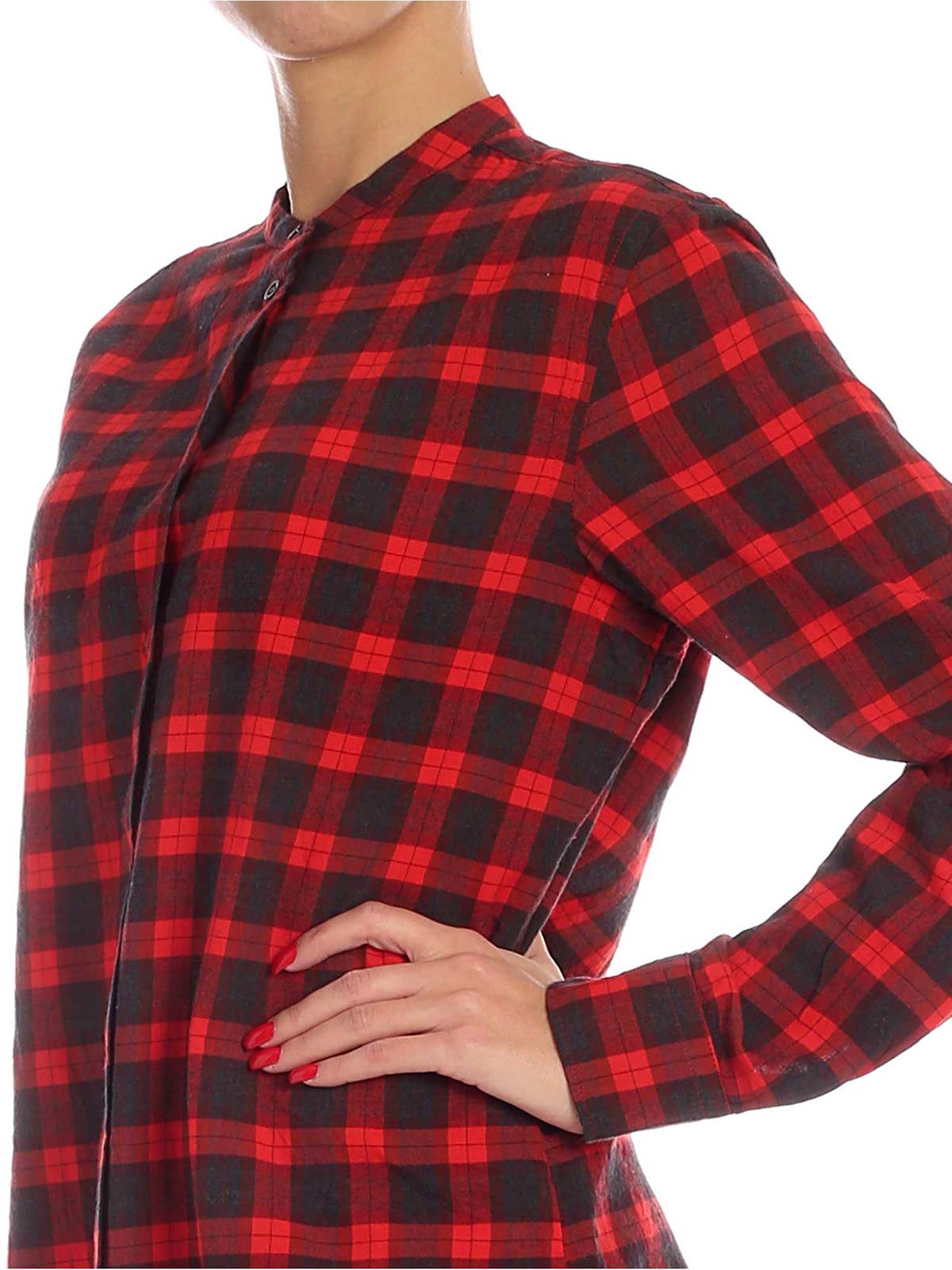 Camicia hot sale donna tartan