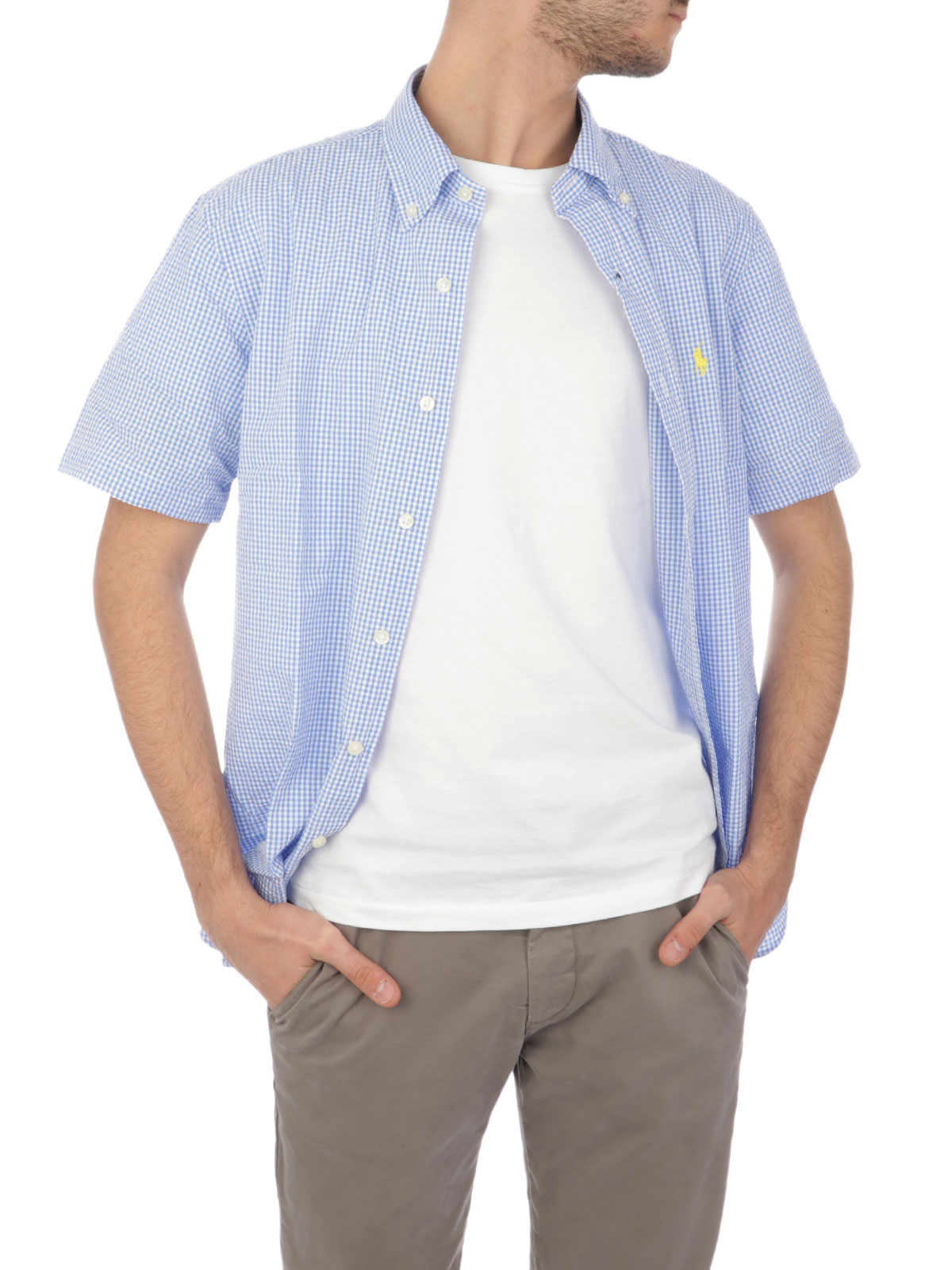 Maglia manica corta righe - 001 white navy - Polo ralph lauren | Fabbri  Boutiques