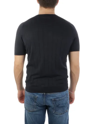 Immagine di BARBA | T-Shirt Uomo in Seta a Coste