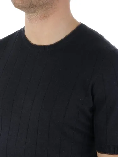 Immagine di BARBA | T-Shirt Uomo in Seta a Coste