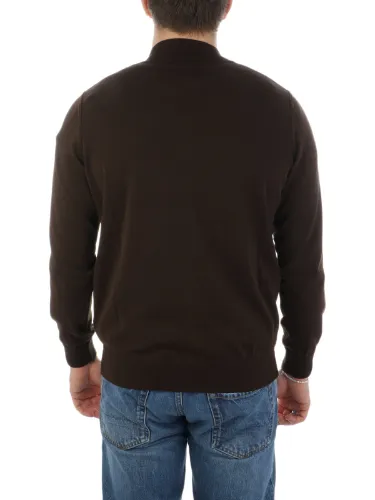 Picture of FILIPPO DE LAURENTIIS | Men's Bomber Zip Cotton Sweatshirt