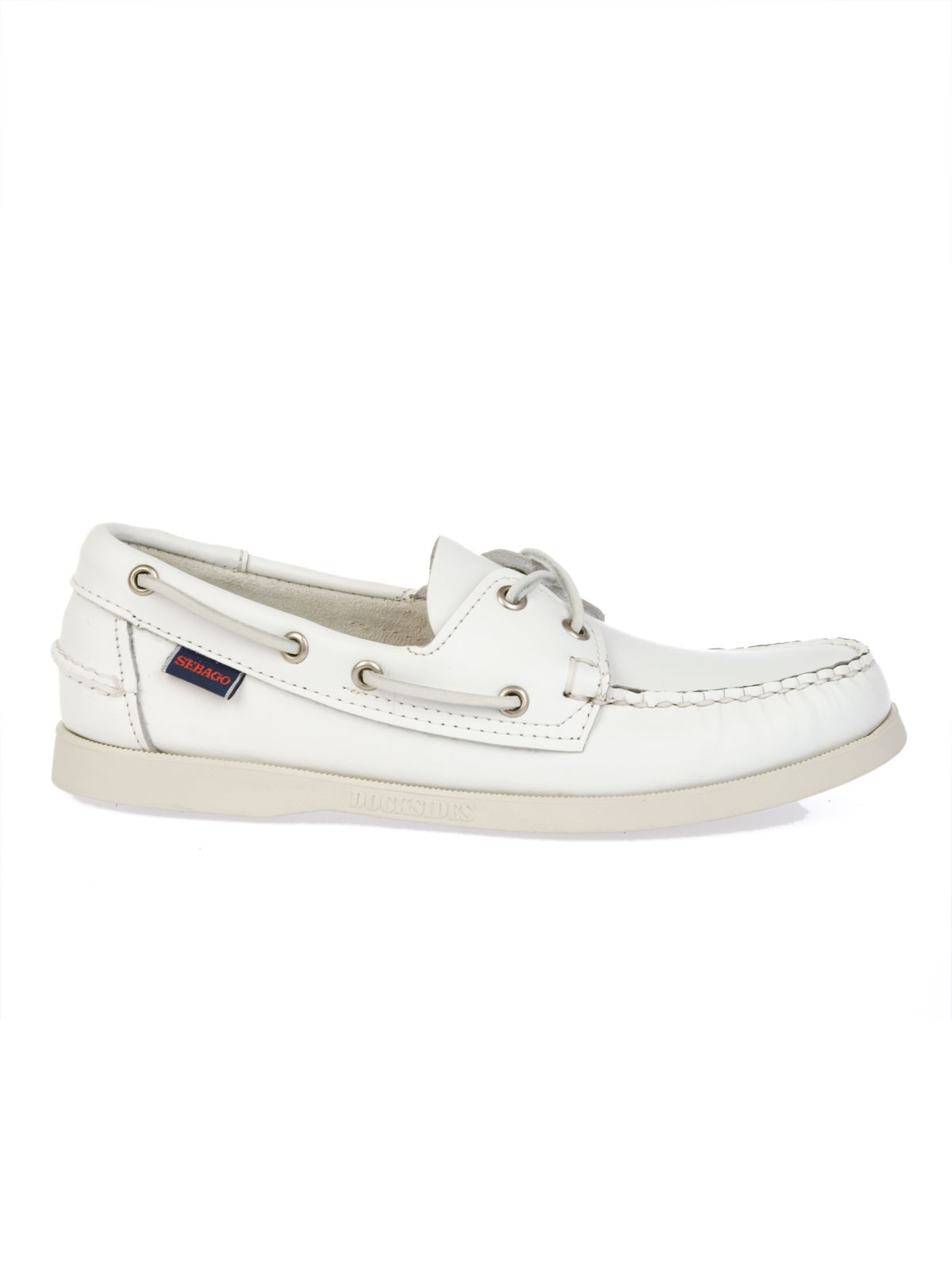 Sebago Docksides Boat Shoe White 