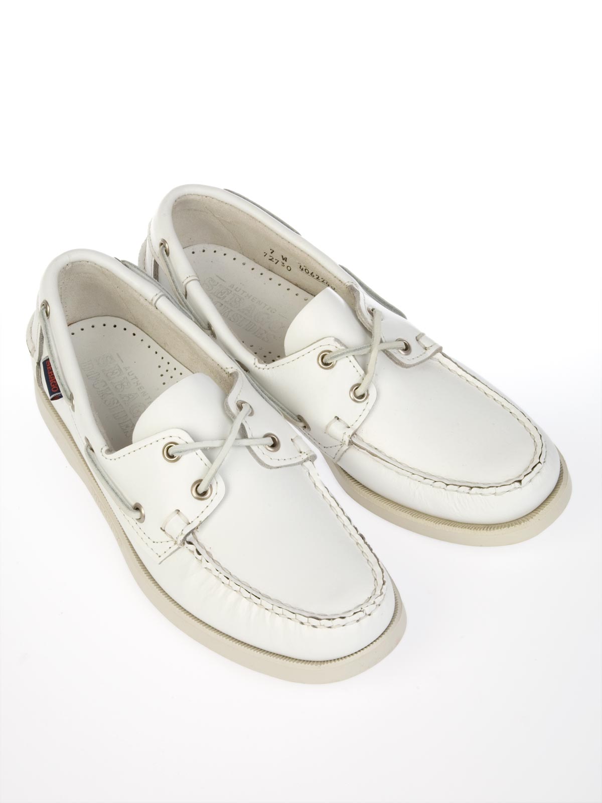 Sebago Docksides Boat Shoe White 
