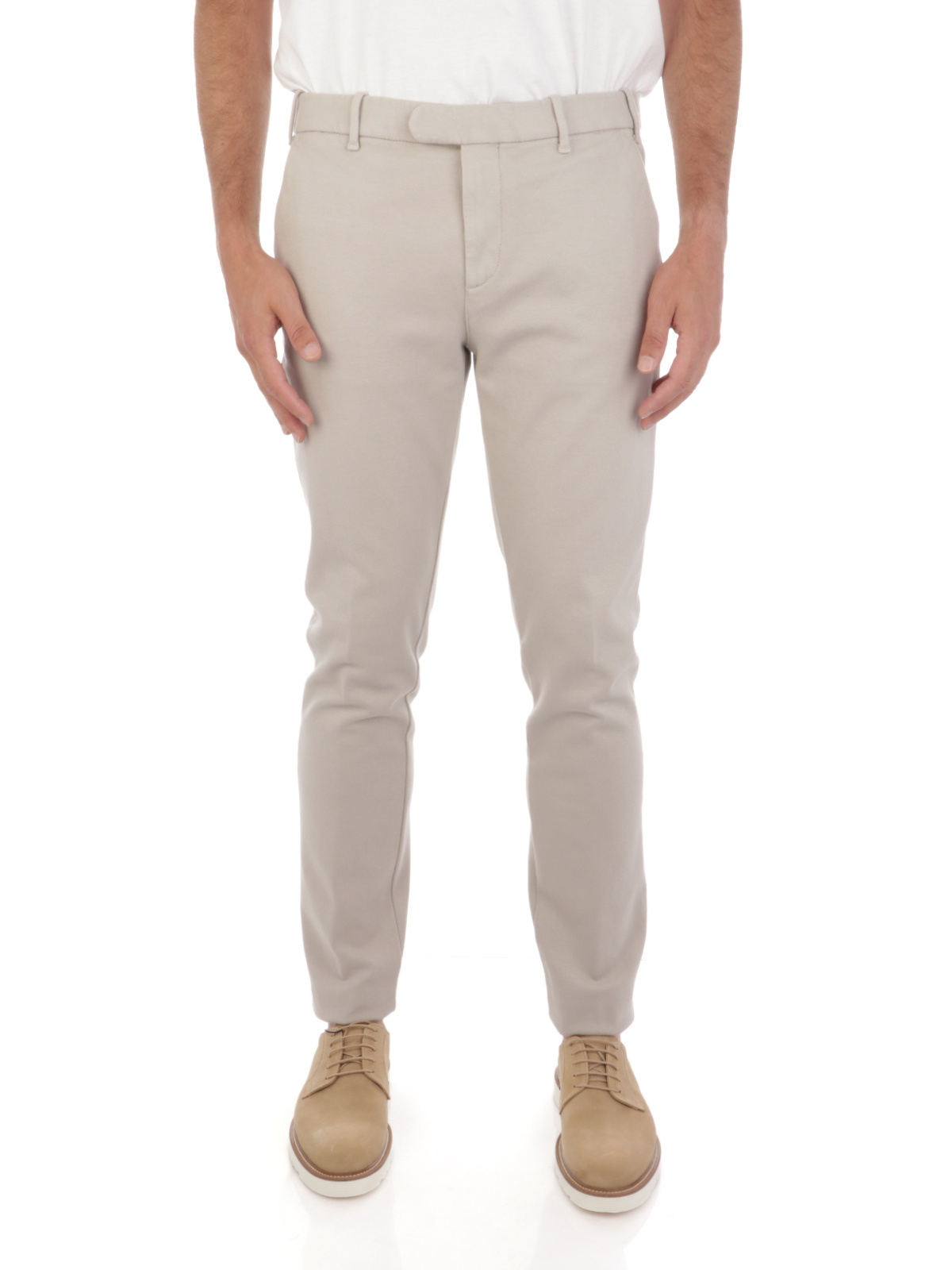 ELEVENTY Pantaloni Chino Uomo in Cotone Beige | D75PANA16PAN28031 | Botta \u0026  B Abbigliamento
