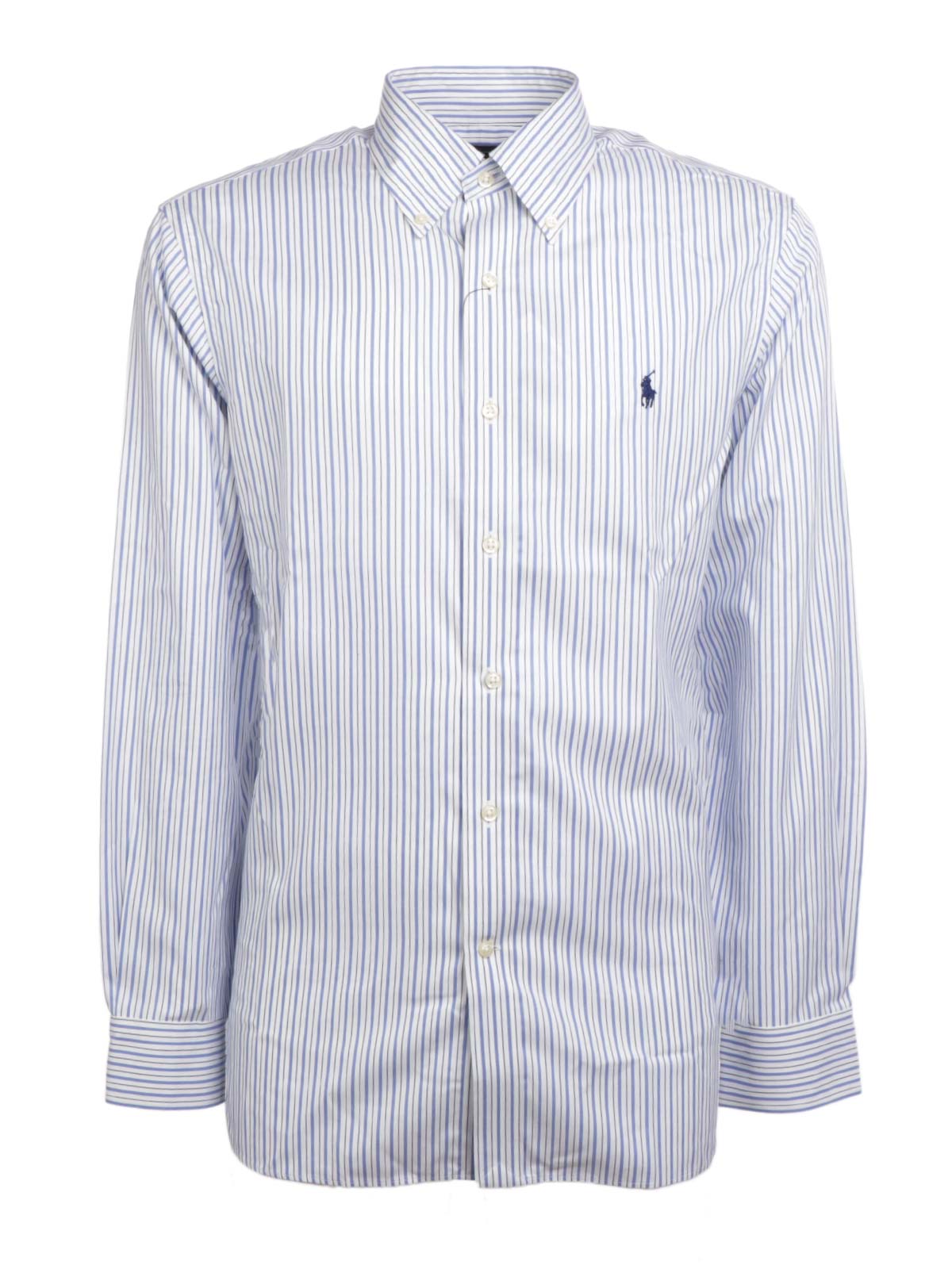 ralph lauren striped cotton shirt