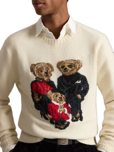 Picture of POLO RALPH LAUREN | Men's Polo Bear Wool Pullover