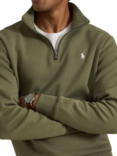 Immagine di POLO RALPH LAUREN | Felpa Uomo con Zip Corta in Cotone