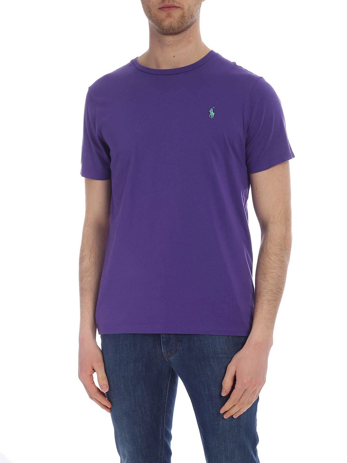 POLO RALPH LAUREN Men's Custom Fit T-Shirt Purple | 710671438072 | Botta &  B Online Store