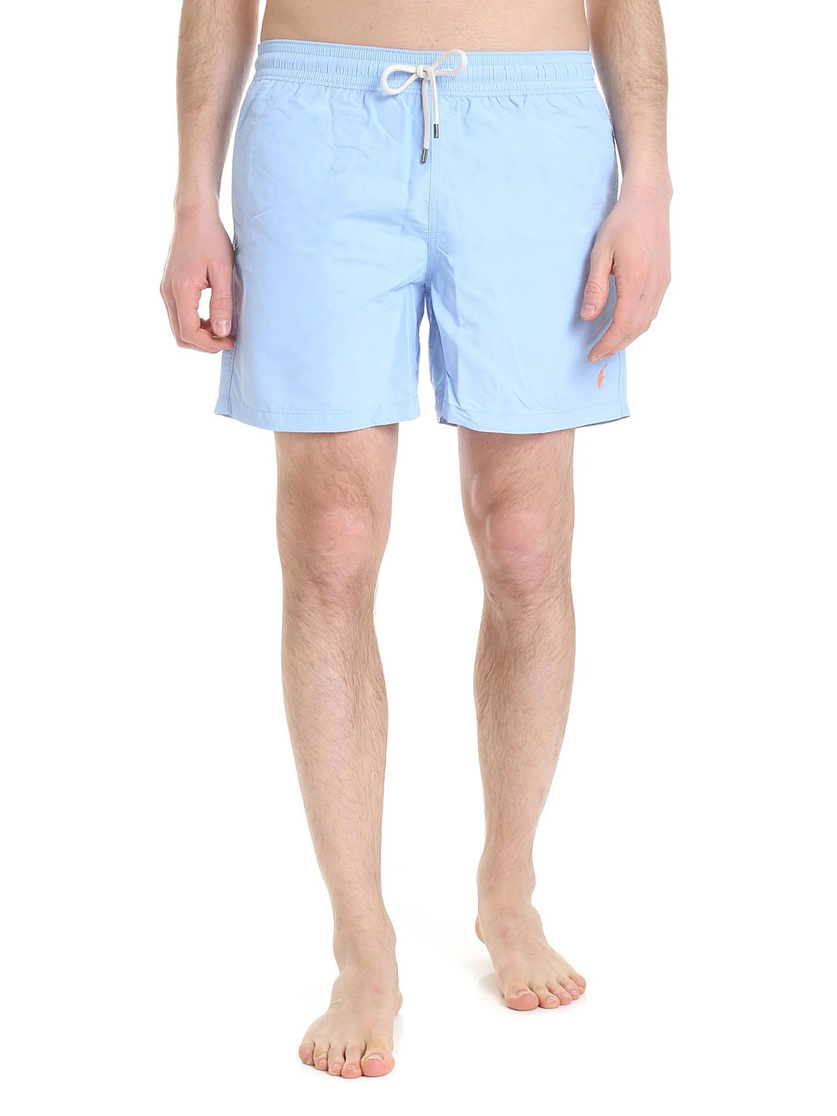 light blue polo shorts