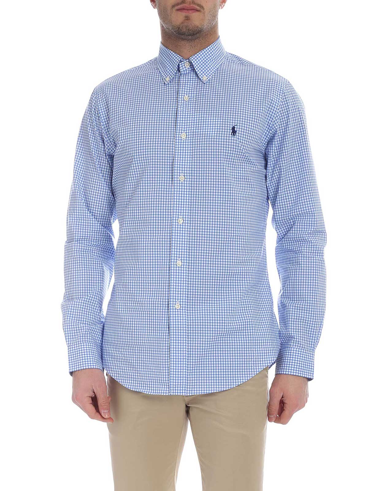 ralph lauren men's slim fit white shirt